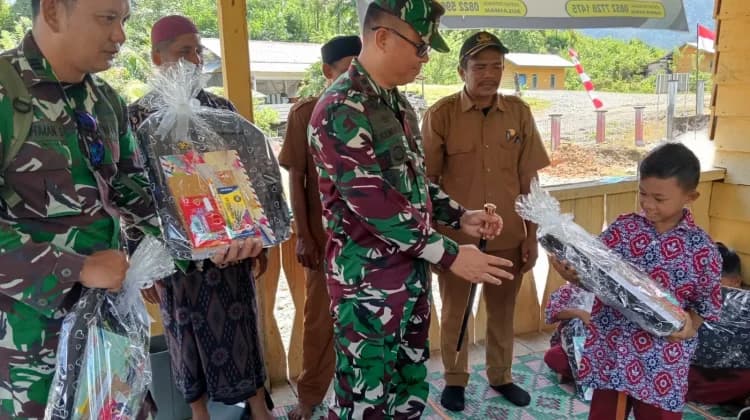 Kodim 0105/Aceh Barat Salurkan Perlengkapan Sekolah, Dukung Semangat Belajar Anak di Hari Anak Nasional