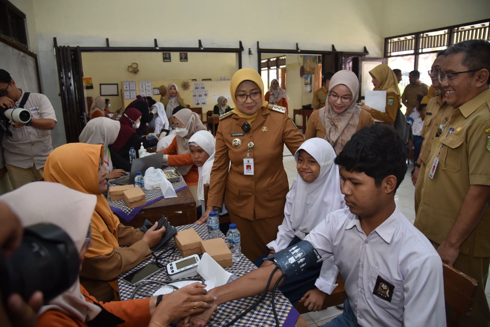 Bupati Kebumen Lilis Nuryani Luncurkan Pemeriksaan Kesehatan Gratis untuk 235 Ribu Siswa di Kabupaten Kebumen Provinsi Jawa Tengah