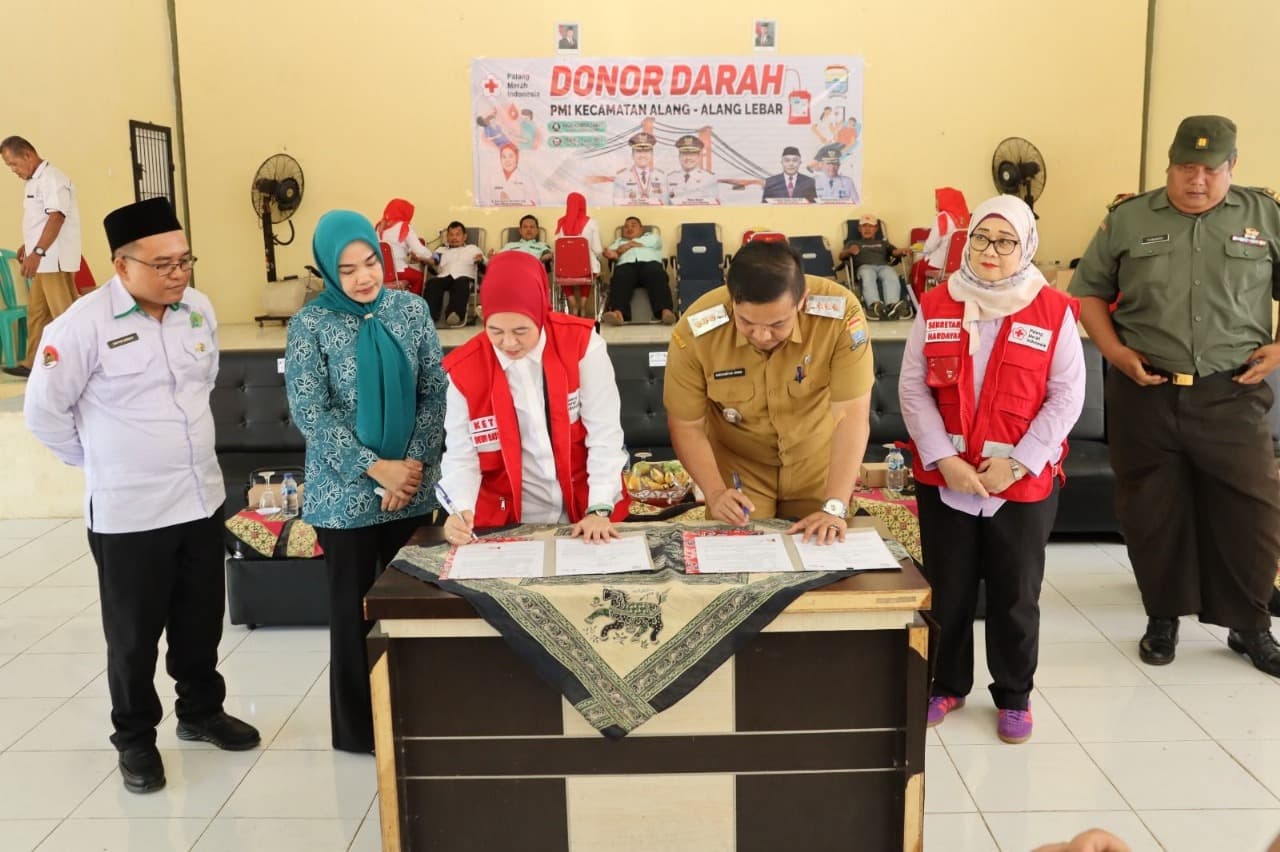 PMI Palembang dan Kecamatan AAL Galang Aksi Donor Darah, Wujud Nyata Pelayanan Kesehatan Masyarakat
