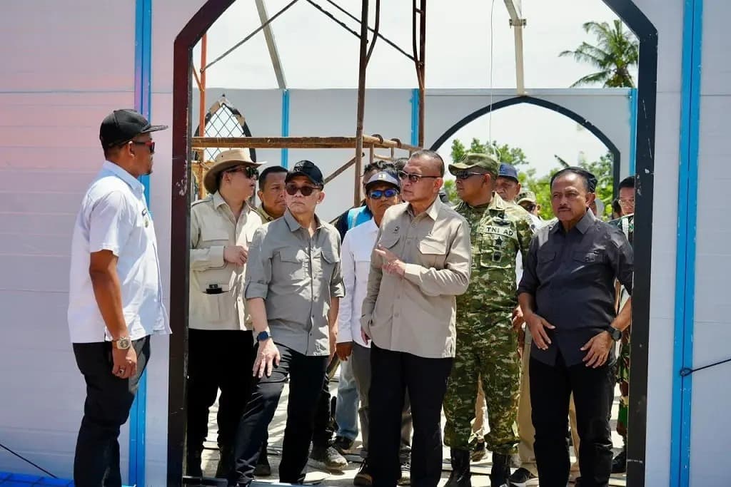 Wamenko Polkam Tinjau Hunian Tetap di Aceh Utara, Pastikan Pemulihan Pascabanjir Berjalan Optimal