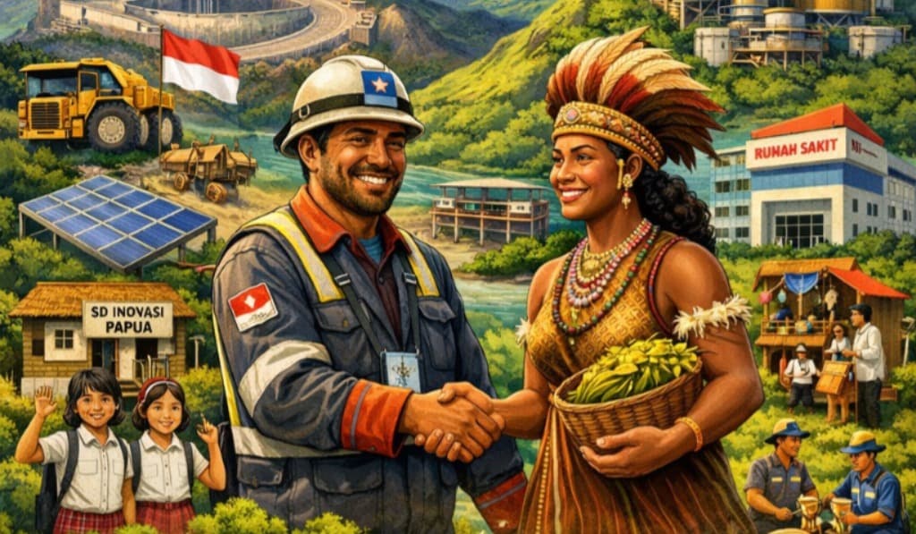 Freeport Indonesia Dorong Pembangunan dan Kemandirian Papua