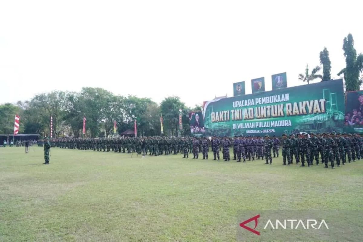 TNI AD Laksanakan Karya Bakti Skala Besar di Madura, Bangun 33 Jembatan dan Renovasi 400 Rumah Warga