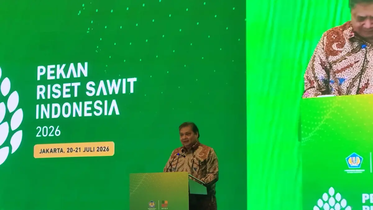 Airlangga: Industri Sawit Jadi Pilar Strategis Ekonomi, Dorong Hilirisasi dan Transisi Energi Nasional